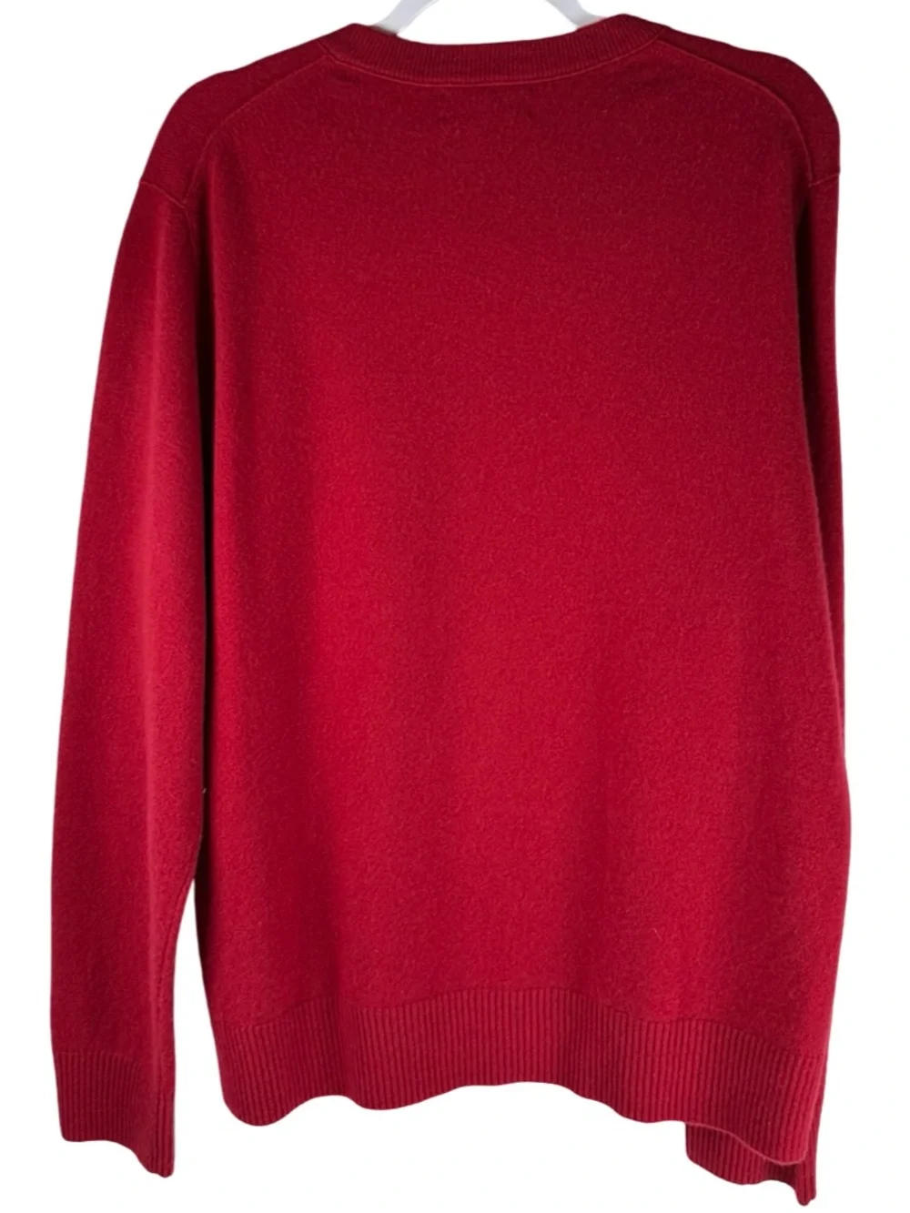 Banana republic 100% Cashmere red crew neck Sweater Men’s Size large